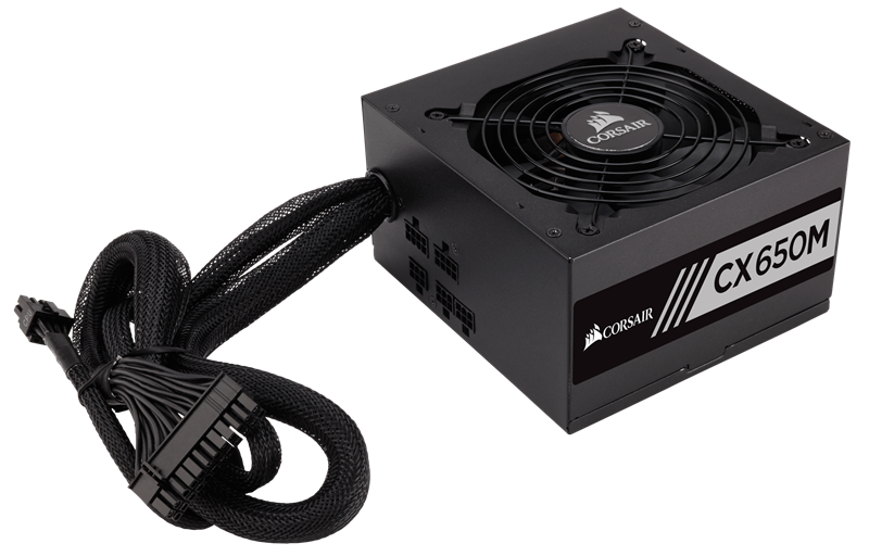 Corsair CX650M (CP-9020103-NA) 650 Watt 80 PLUS&#174; Bronze Certified Modular ATX PSU _919KT